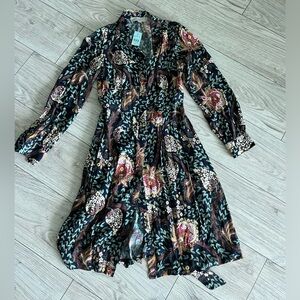 Long sleeve floral dress